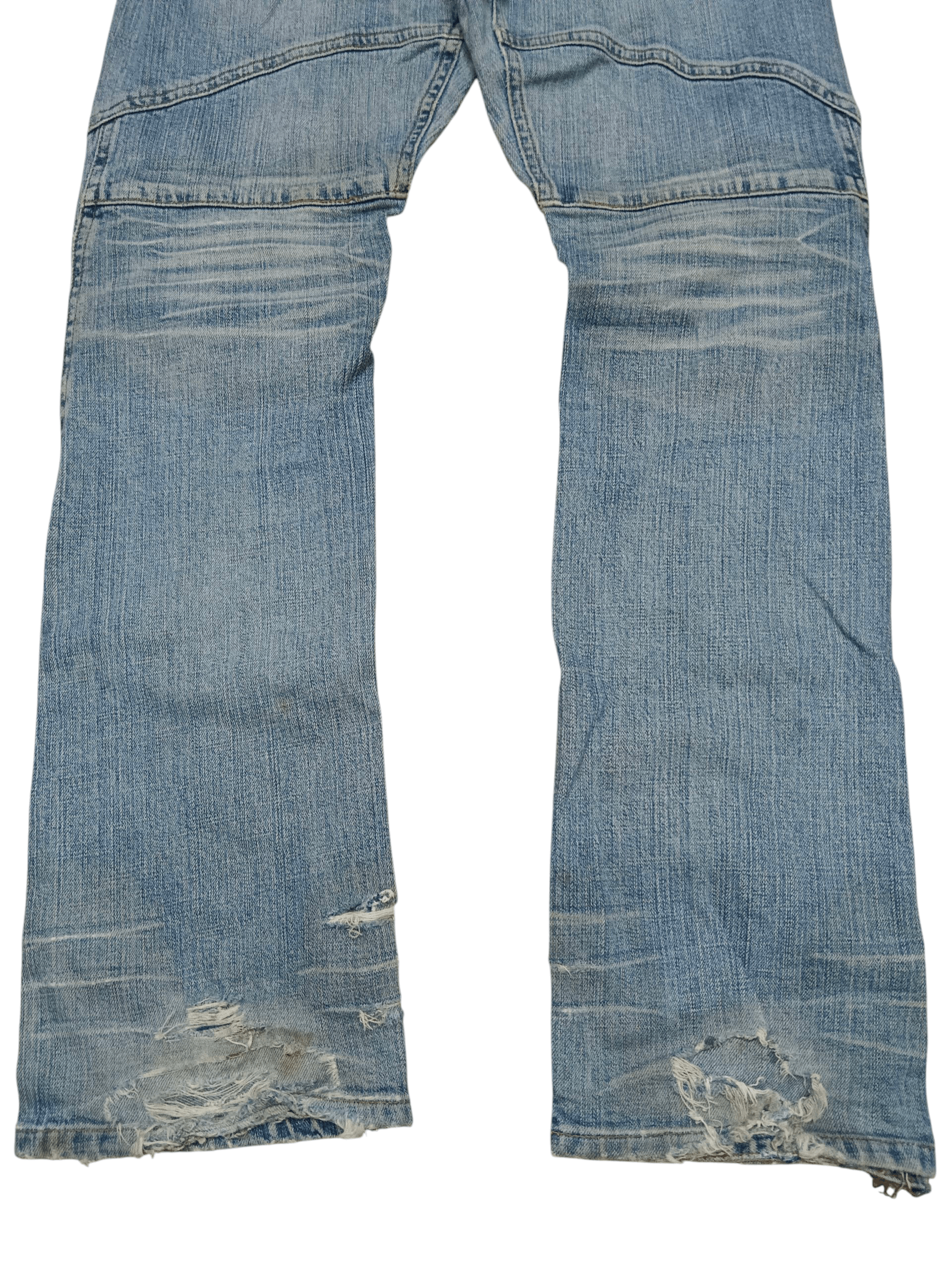 Hiroshi Fujiwara Hiromichi Nakano Distressed Panel Denim Size US 32 / EU 48 - 5 Thumbnail