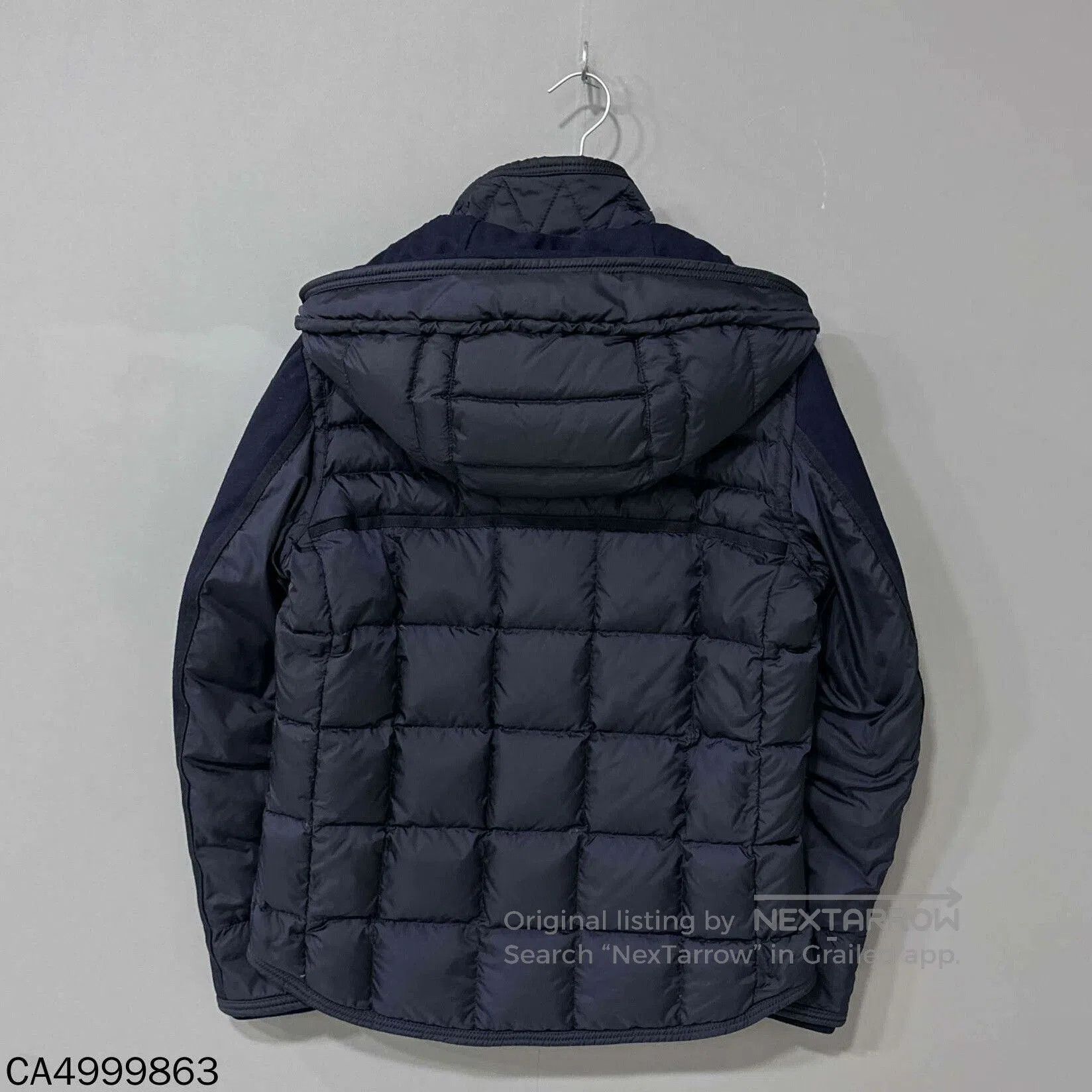 Moncler Moncler Wool Blend Hooded Down Jacket. Size US M / EU 48-50 / 2 - 3 Thumbnail