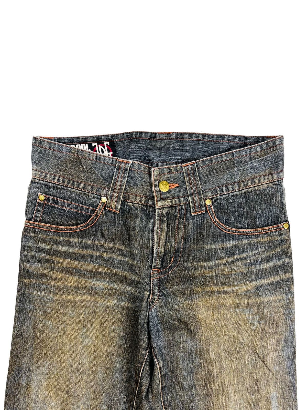 Jean Paul Gaultier Archive Jean Paul Gaultier - Mud Wash Denim Pants Size US 29 - 4 Thumbnail