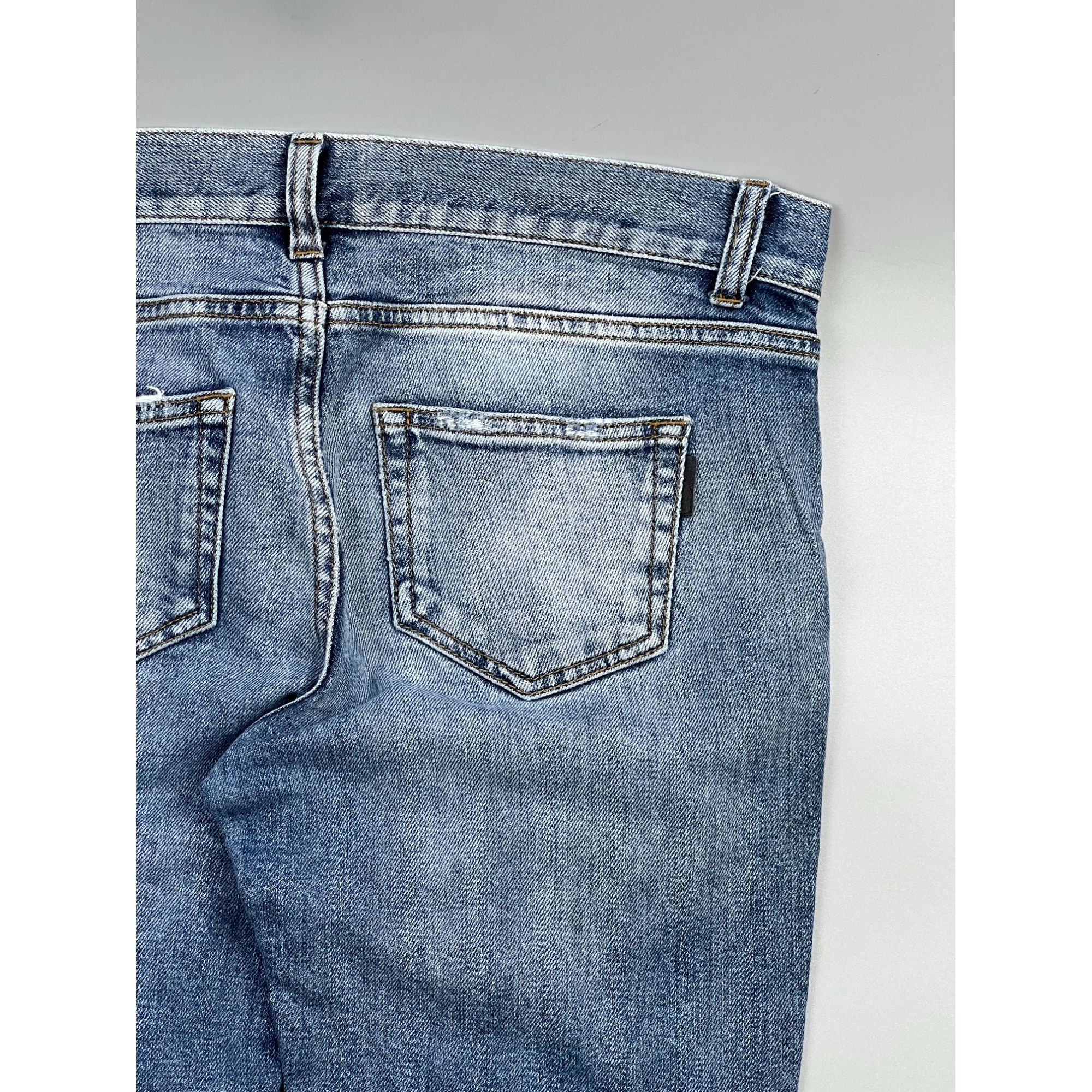 Hedi Slimane × Saint Laurent Paris Saint Laurent D26 By Hedi Slimane Denim Jeans Pants (Y0798) Size 27" / US 4 / IT 40 - 14 Thumbnail