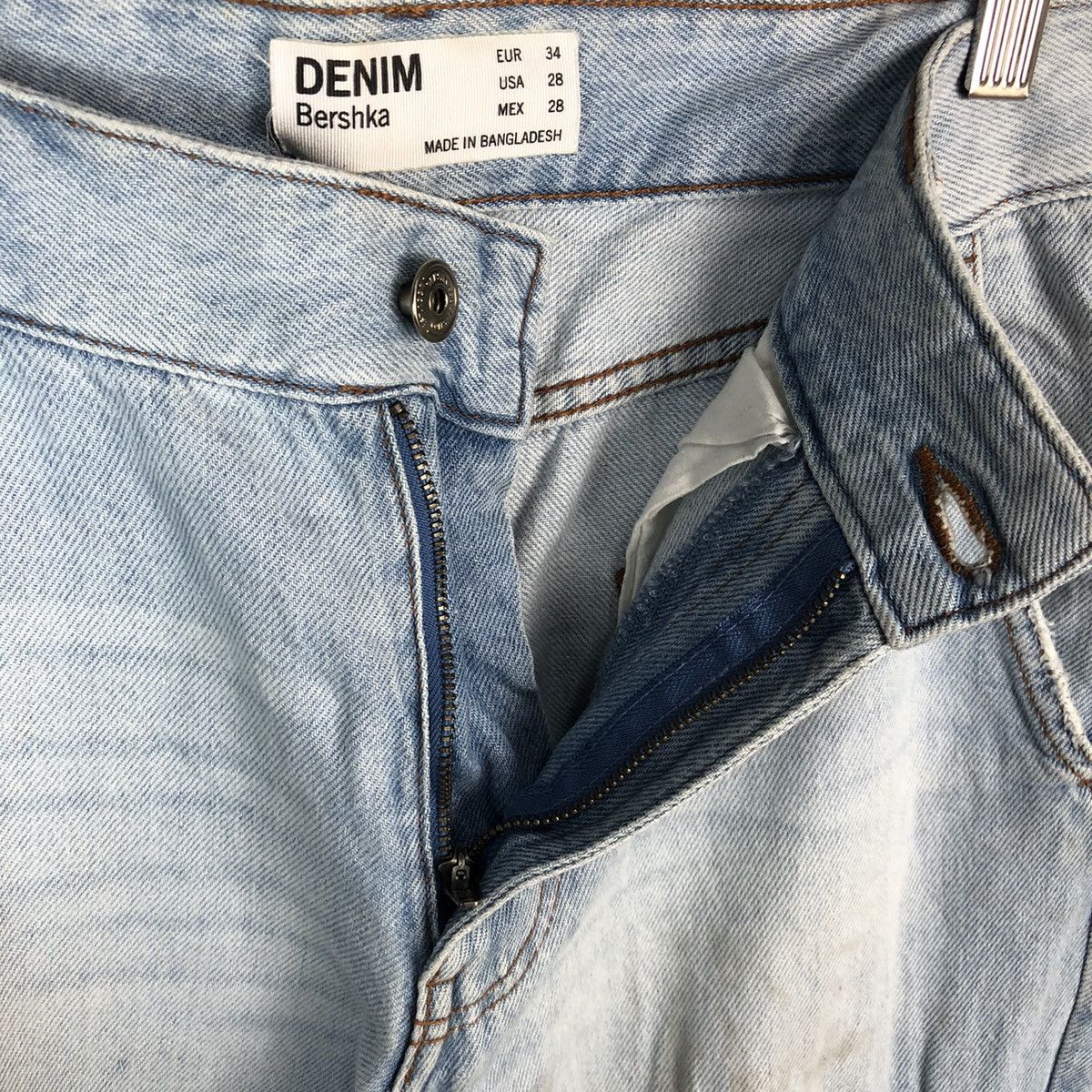 Faded Glory Bershka Blue Cargo Multipocket Joggers Pants #A1173 Size US 28 / EU 44 - 15 Thumbnail