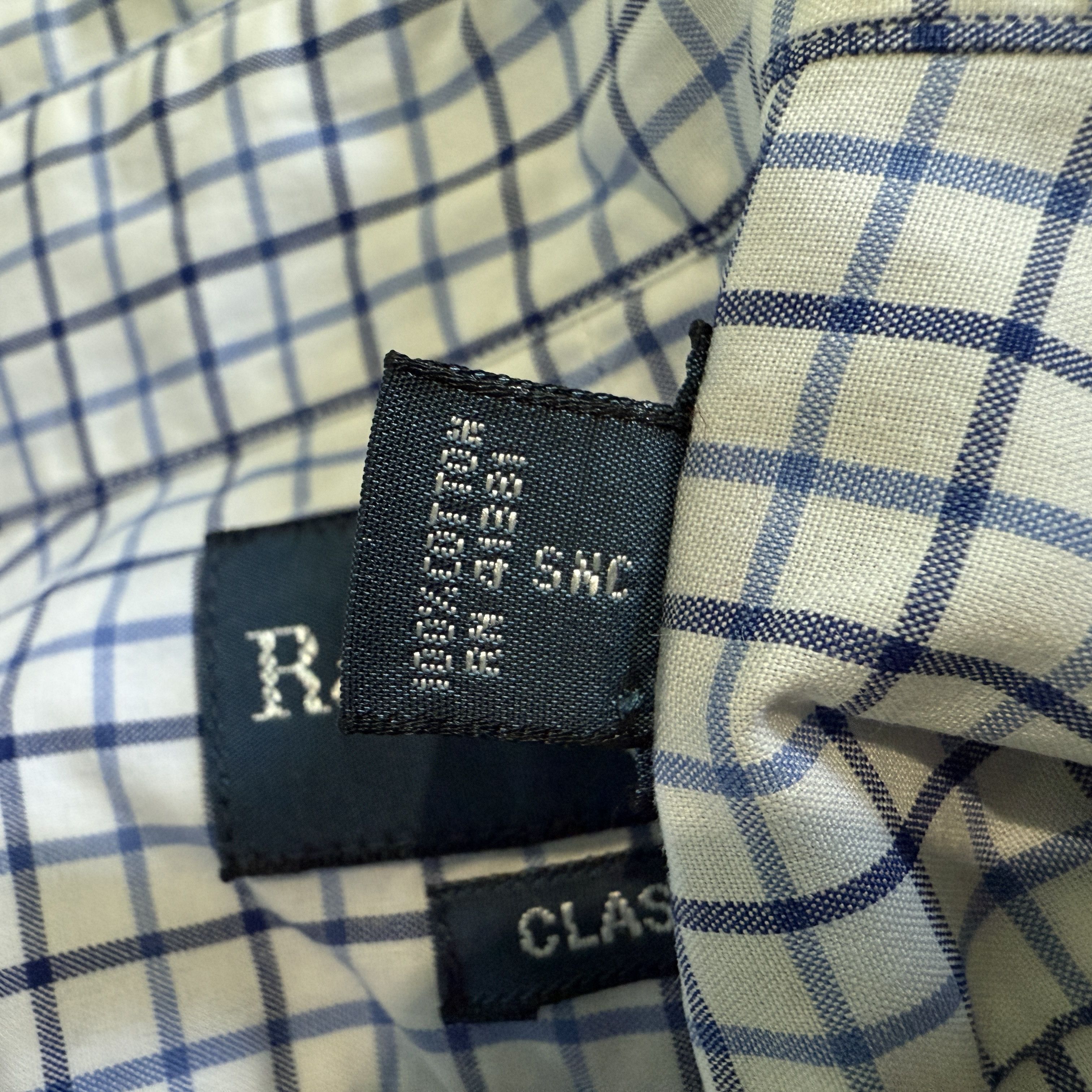 Polo Ralph Lauren Ralph Lauren Classic Fit Shirt M Blue Graph Check Size US M / EU 48-50 / 2 - 7 Thumbnail