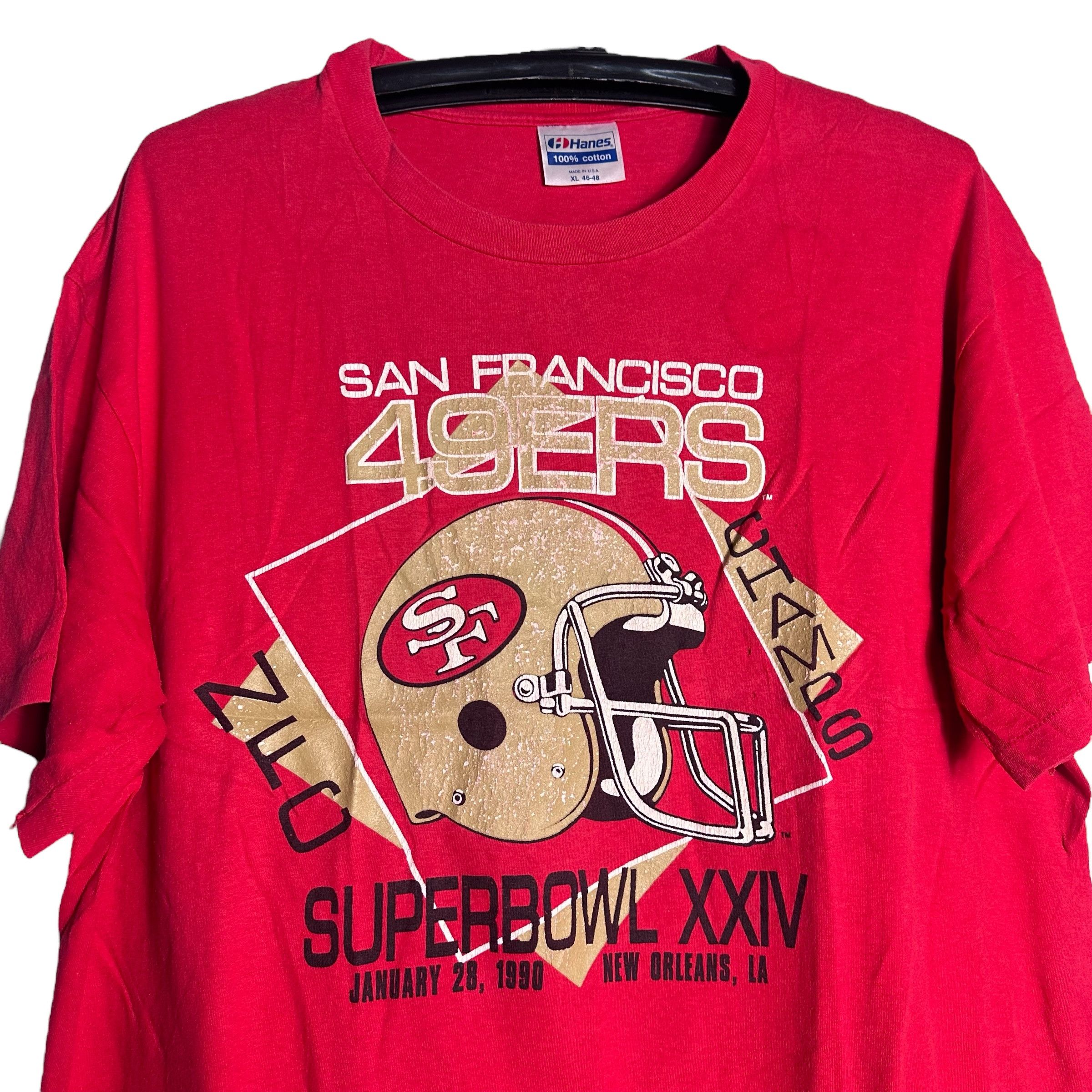 NFL × Vintage 🔥RARE🔥Vintage 90s San Francisco 49ers Team T-shirt Size US XL / EU 56 / 4 - 2 Thumbnail