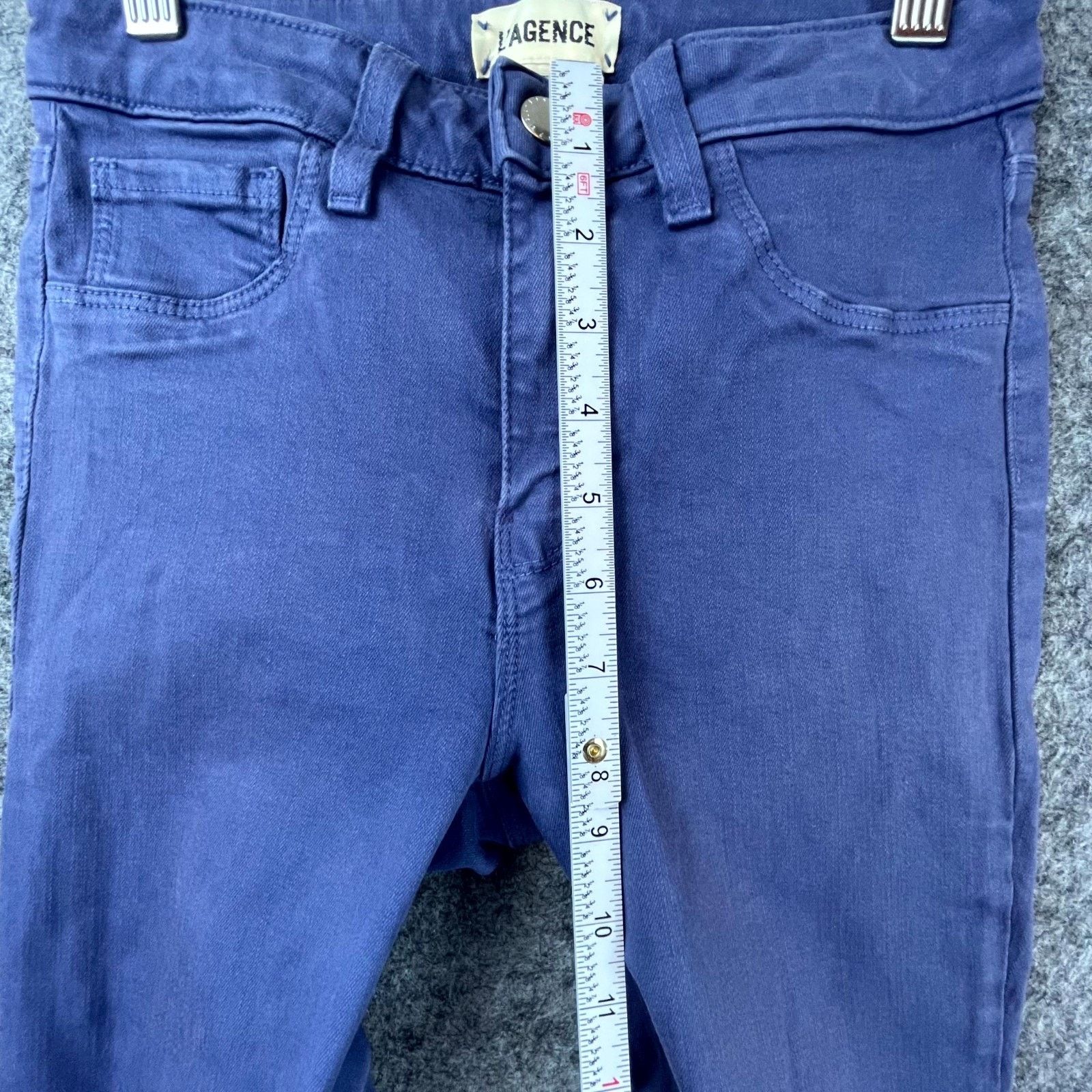 L'AGENCE L'Agence Margot Cropped Skinny Jeans Women 25 Blue Pastel Size 25" / US 0 / IT 36 - 7 Thumbnail