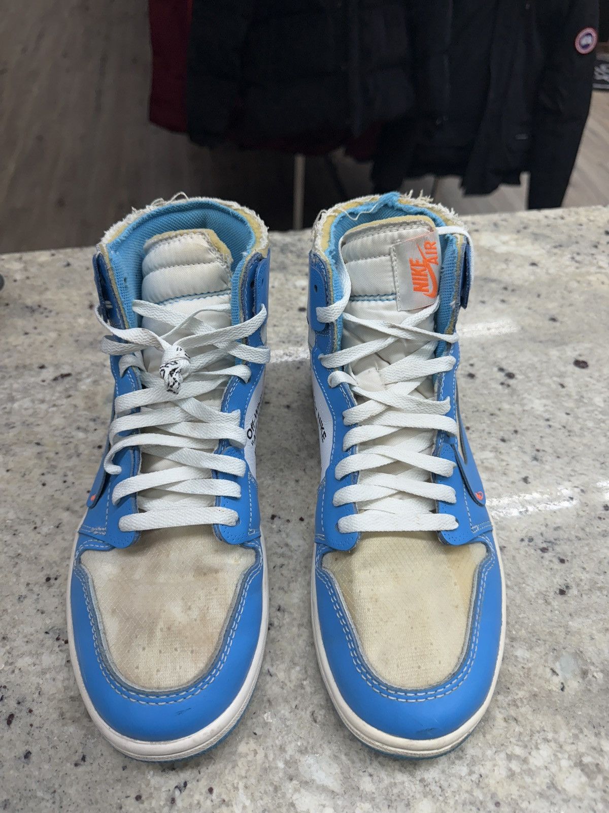 Off-White Off White Nike UNC 1s Size US 10 / EU 43 - 3 Thumbnail