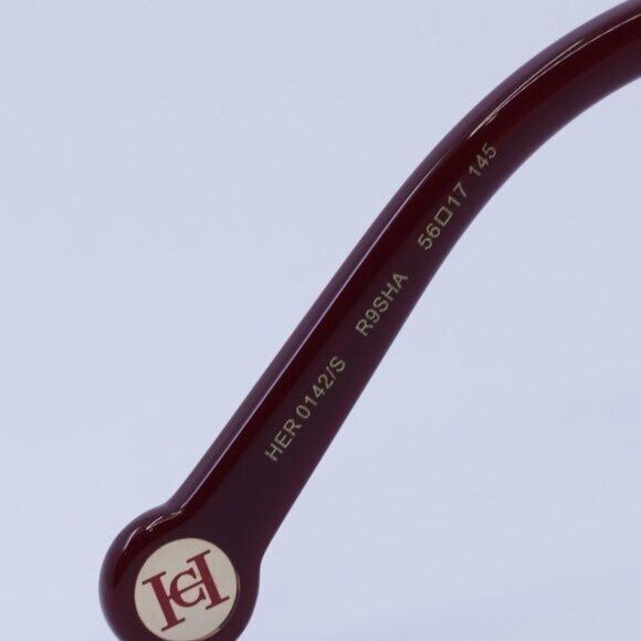 Carolina Herrera Carolina Herrera HER 0142/S 0R9S HA Sunglasses Burgundy Size ONE SIZE - 5 Thumbnail