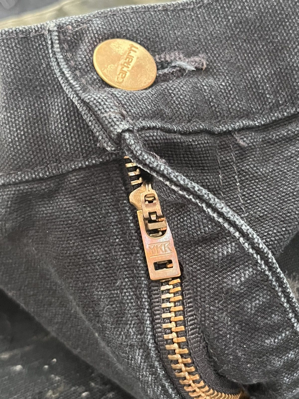 Carhartt × Handmade Custom Carhartt Black Double Knee Carpenter Pants Size US 32 / EU 48 - 8 Thumbnail