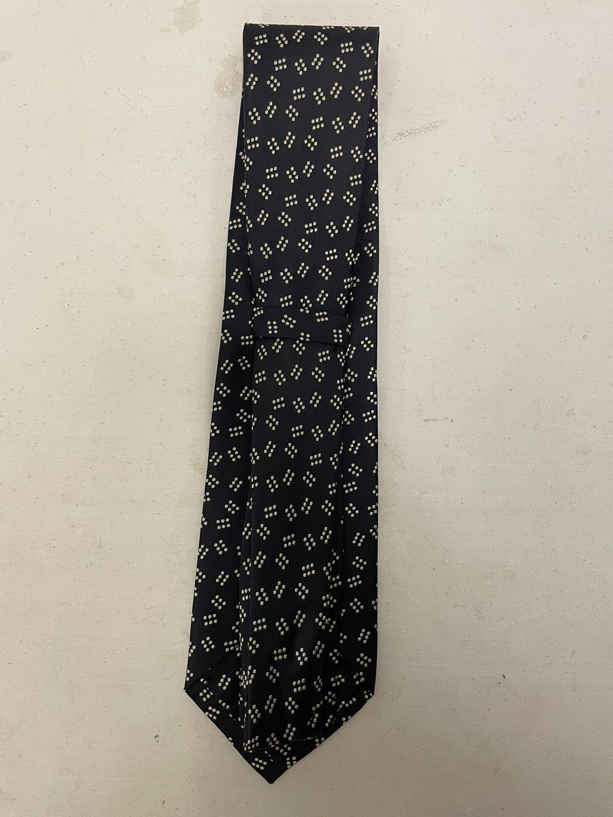 Oxxford Clothes Six Polka Dotted Woven Silk Tie Size ONE SIZE - 3 Thumbnail