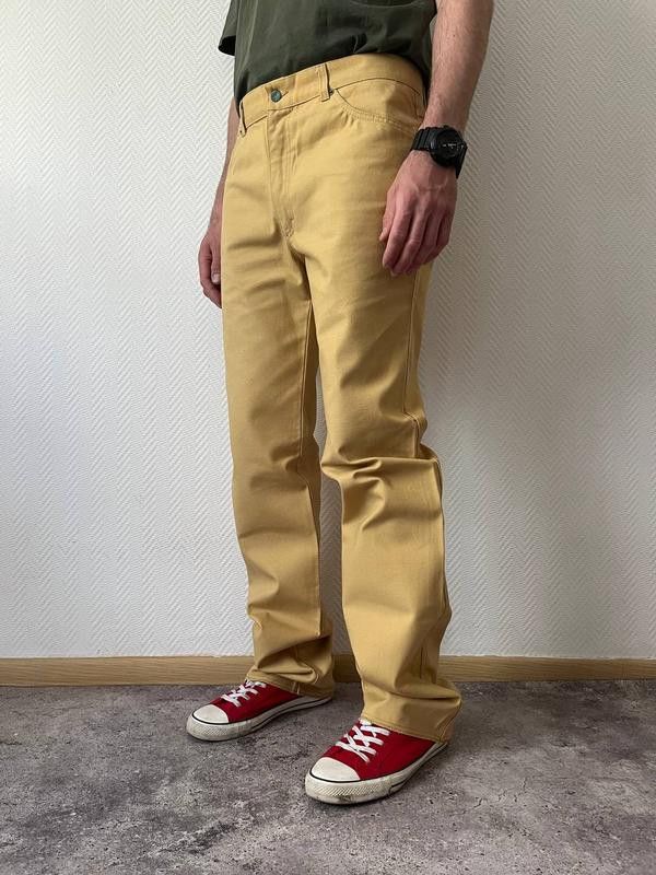 Carrera × Vintage Vintage Carrera Yellow Cotton Straight Pants Size 38x35 Size US 38 / EU 54 - 9 Thumbnail