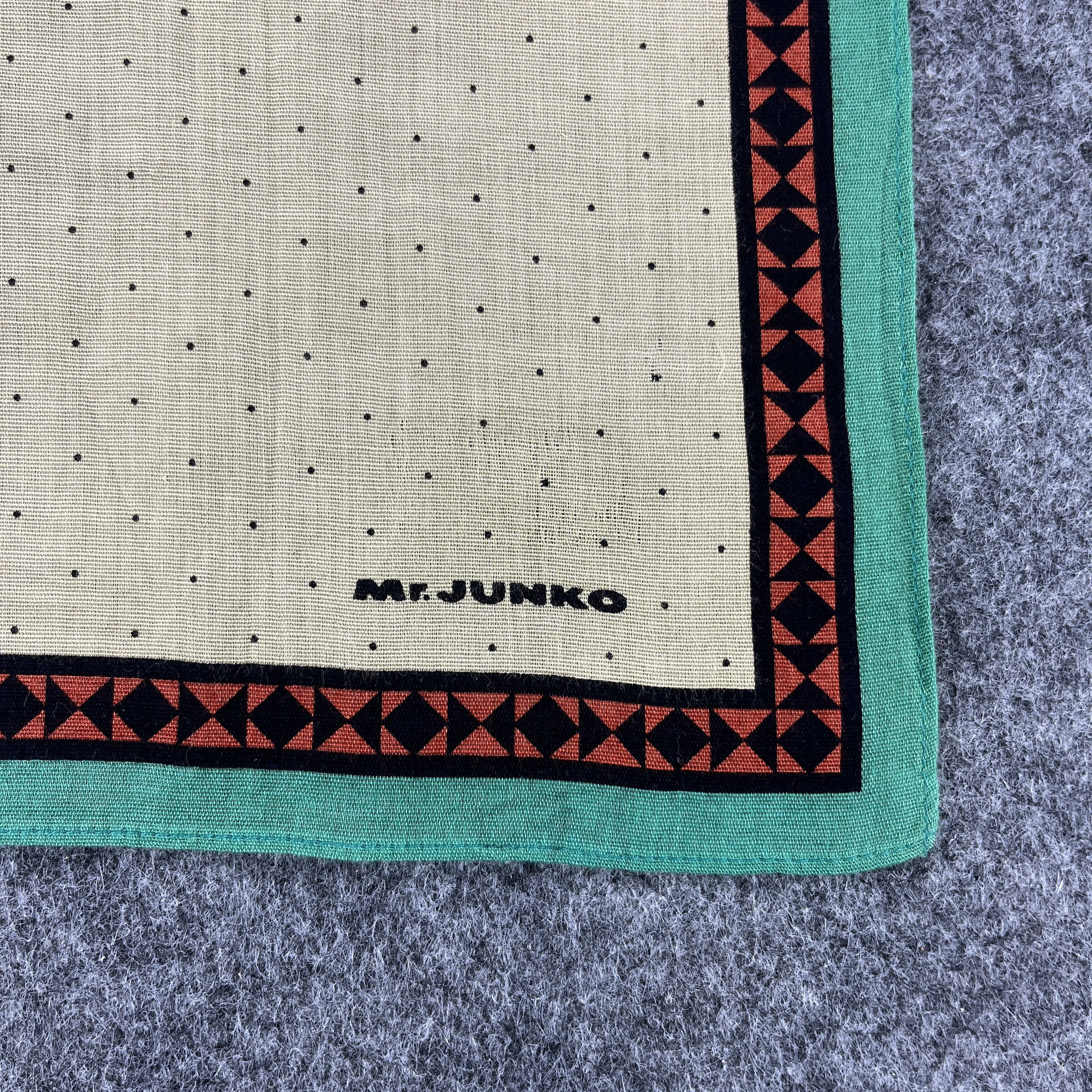 Japanese Brand Mr. Junko Handkerchief / Bandana / Neckerchief B409 Size ONE SIZE - 3 Thumbnail