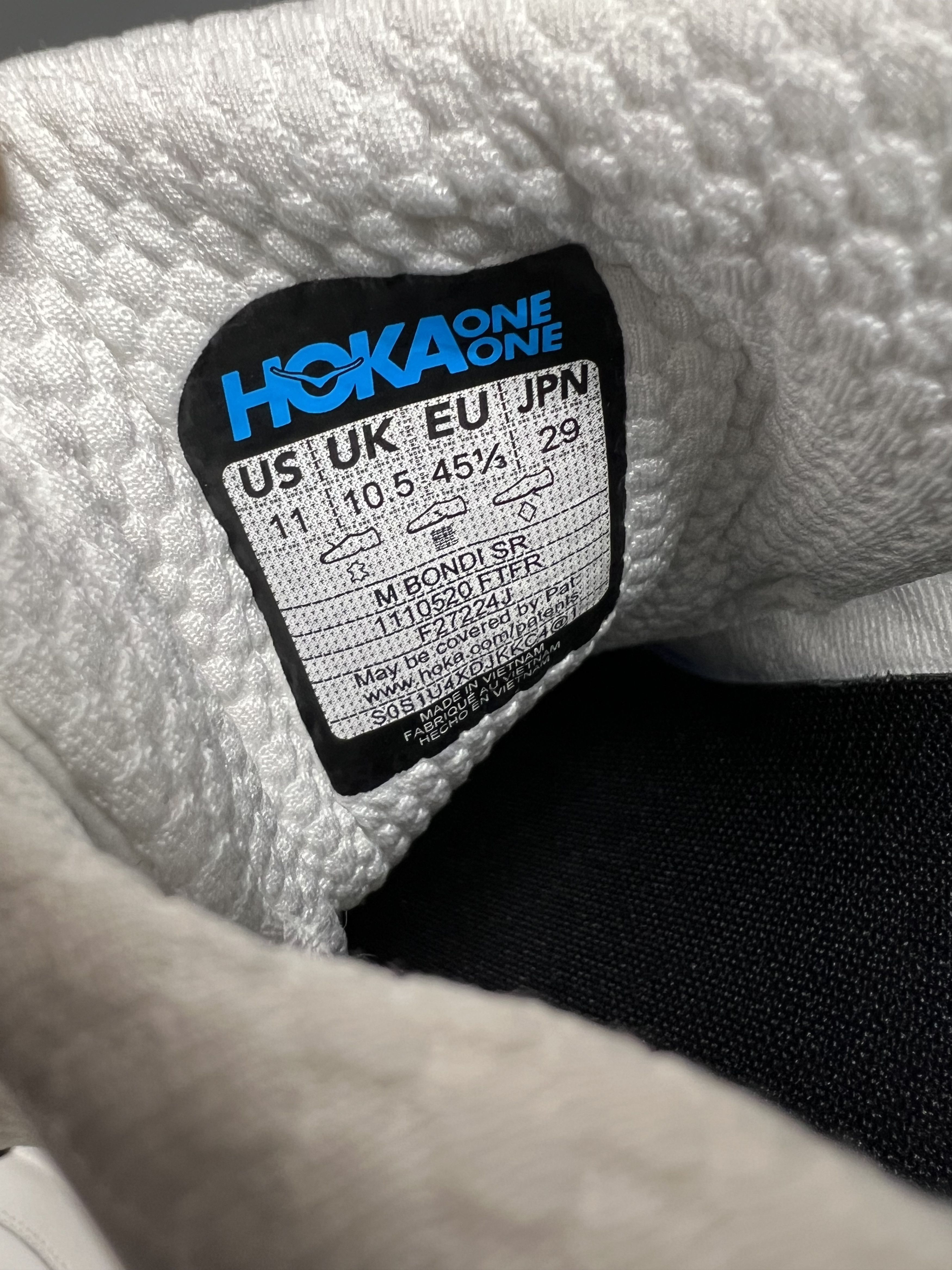 Hoka Hoka One One Bondi SR 'Frost' Running Shoes Slip Resistant Size US 11 / EU 44 - 9 Thumbnail