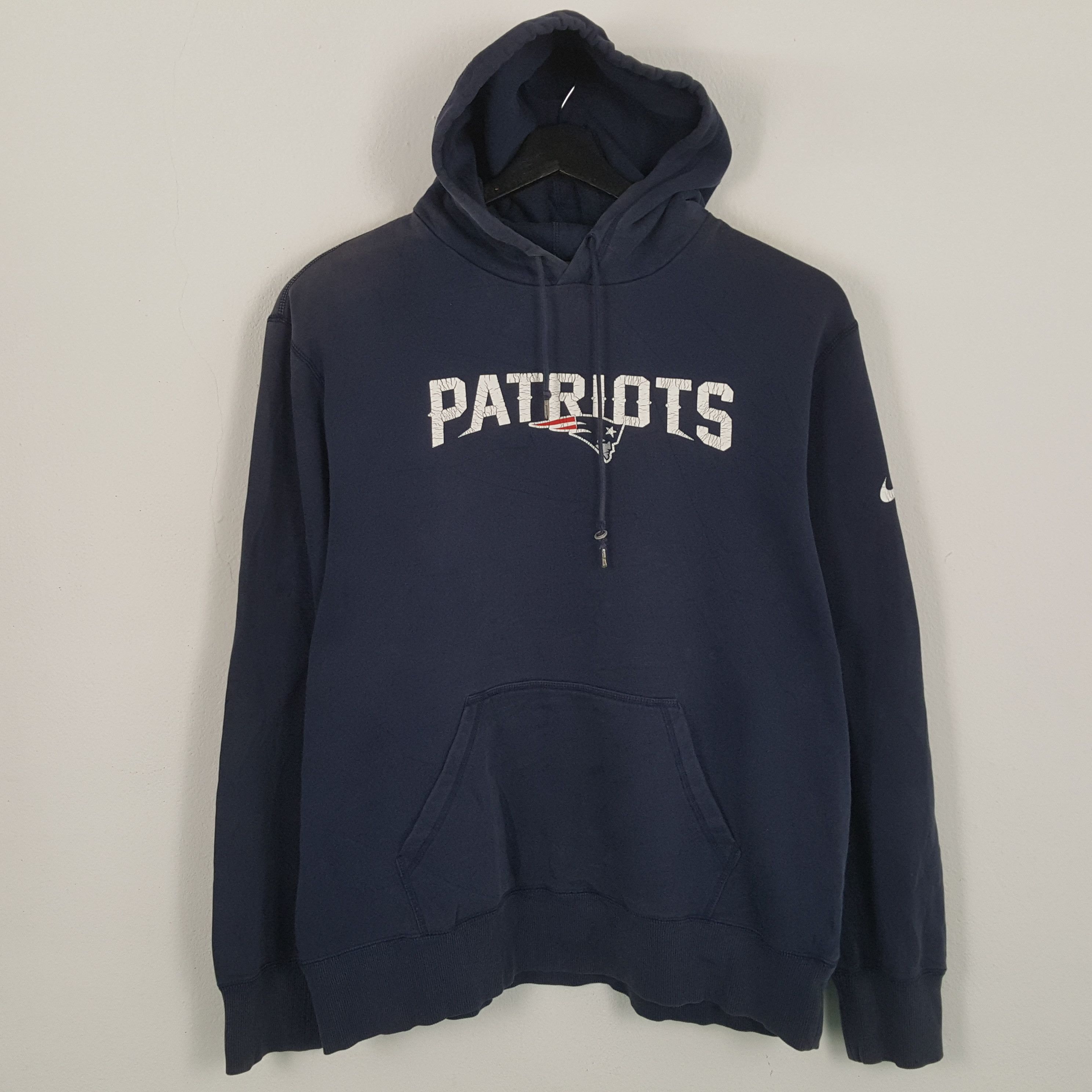 NFL × Nike × Vintage NIKE PATRIOTS NFL American Football Team Hoodies Size US XXL / EU 58 / 5 - 1 Thumbnail