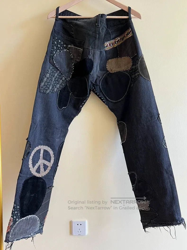 Kapital KAPITAL Patchwork Denim Jeans. Size US 34 / EU 50 - 7 Thumbnail
