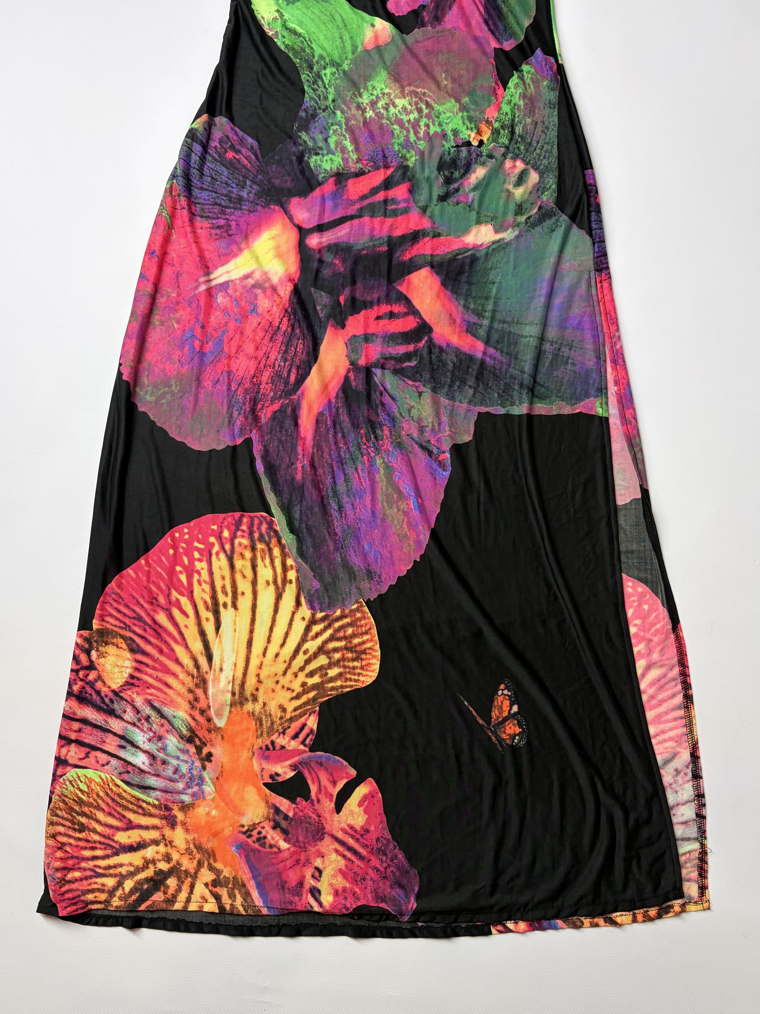 Vintage Vintage Printed Long Dress Size M / US 6-8 / IT 42-44 - 3 Thumbnail
