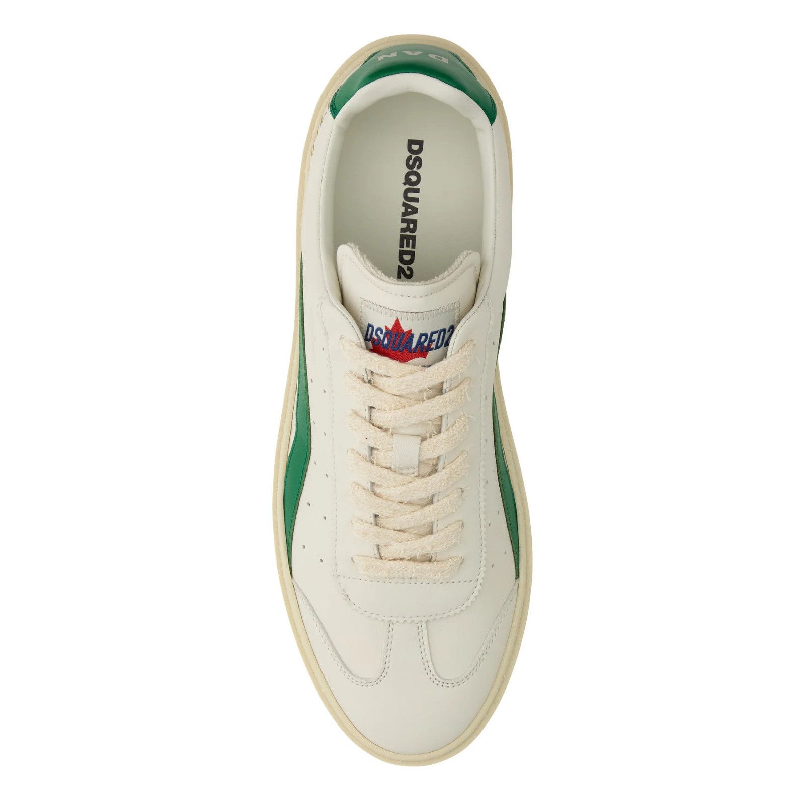 Dsquared2 DSQUARED2 Rider White/Green Sneakers New & Authentic (Men's Size US 8 / EU 41 - 2 Thumbnail