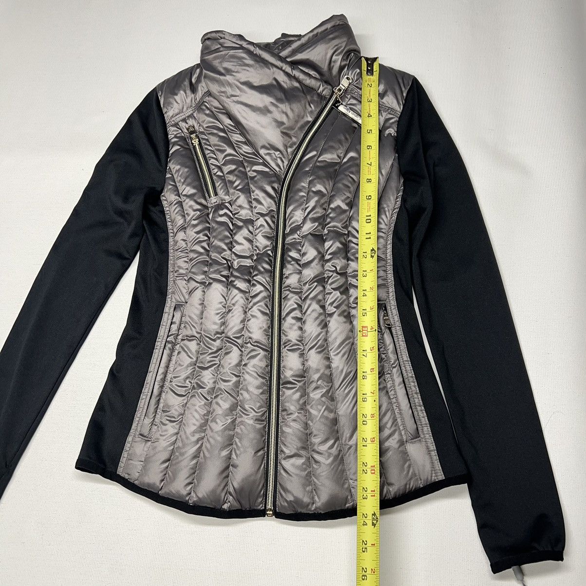 Calvin Klein Calvin Klein Puffer Down Jacket Black Grey Packable Size XS / US 0-2 / IT 36-38 - 21 Thumbnail