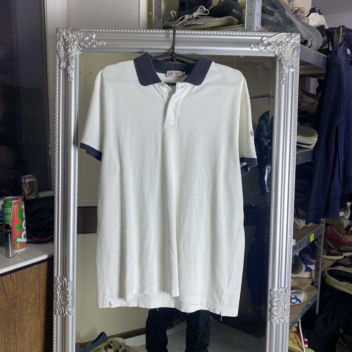 Moncler Moncler Polo T-shirt Big Logo Size US XXL / EU 58 / 5 - 1 Thumbnail