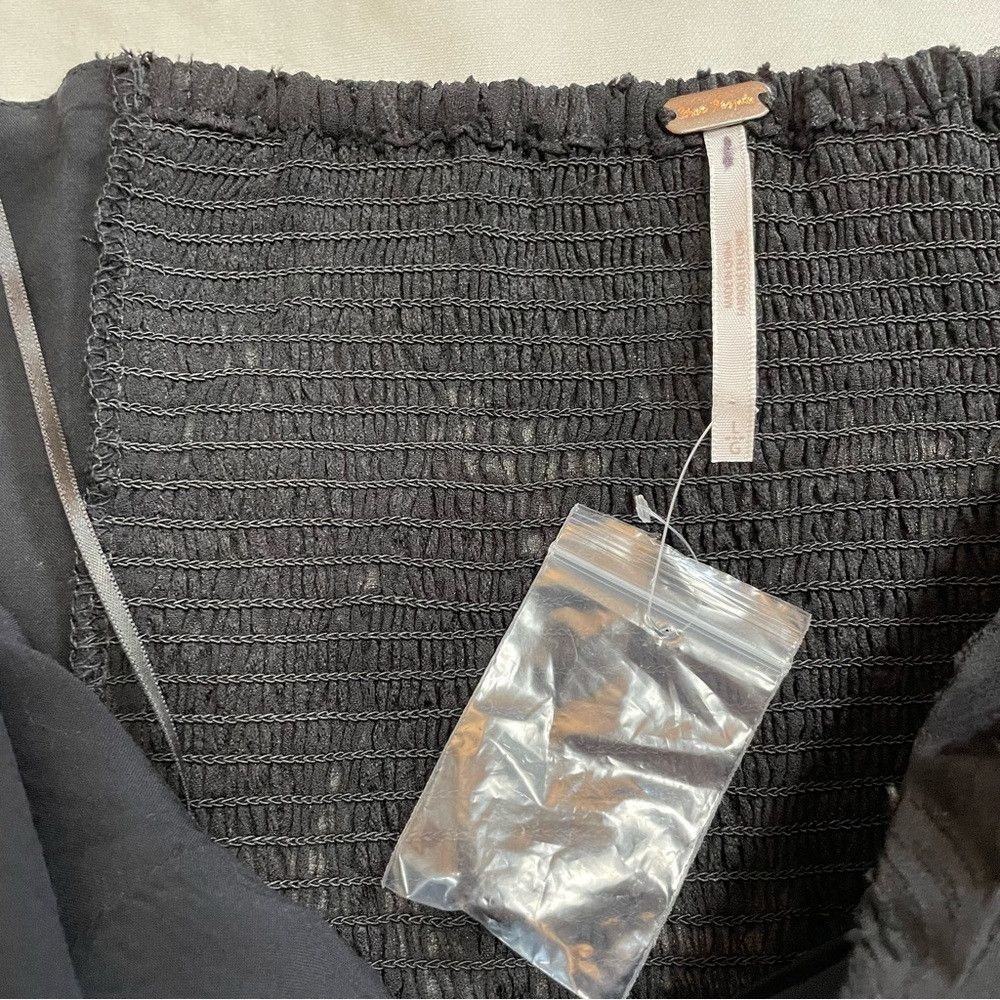 Free People New Free People Black Bella Corset Top Size L Size L / US 10 / IT 46 - 7 Thumbnail