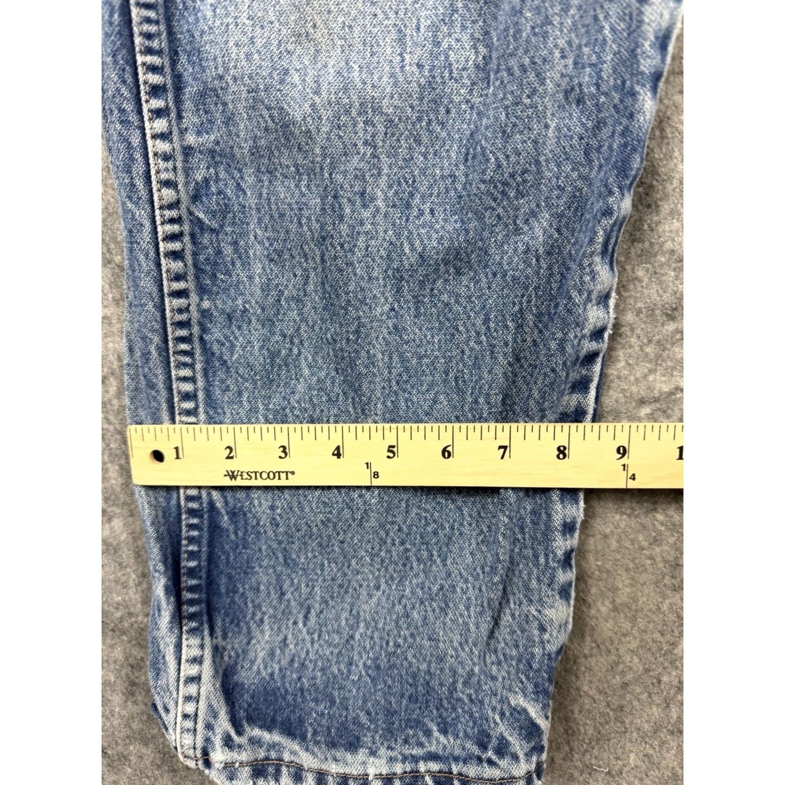 Wrangler Wrangler Jeans Men's 36x30 Flame-Resistant FR Straight Denim Blue Cotton 5-Pocket USA Cowboy Size US 36 / EU 52 - 6 Thumbnail