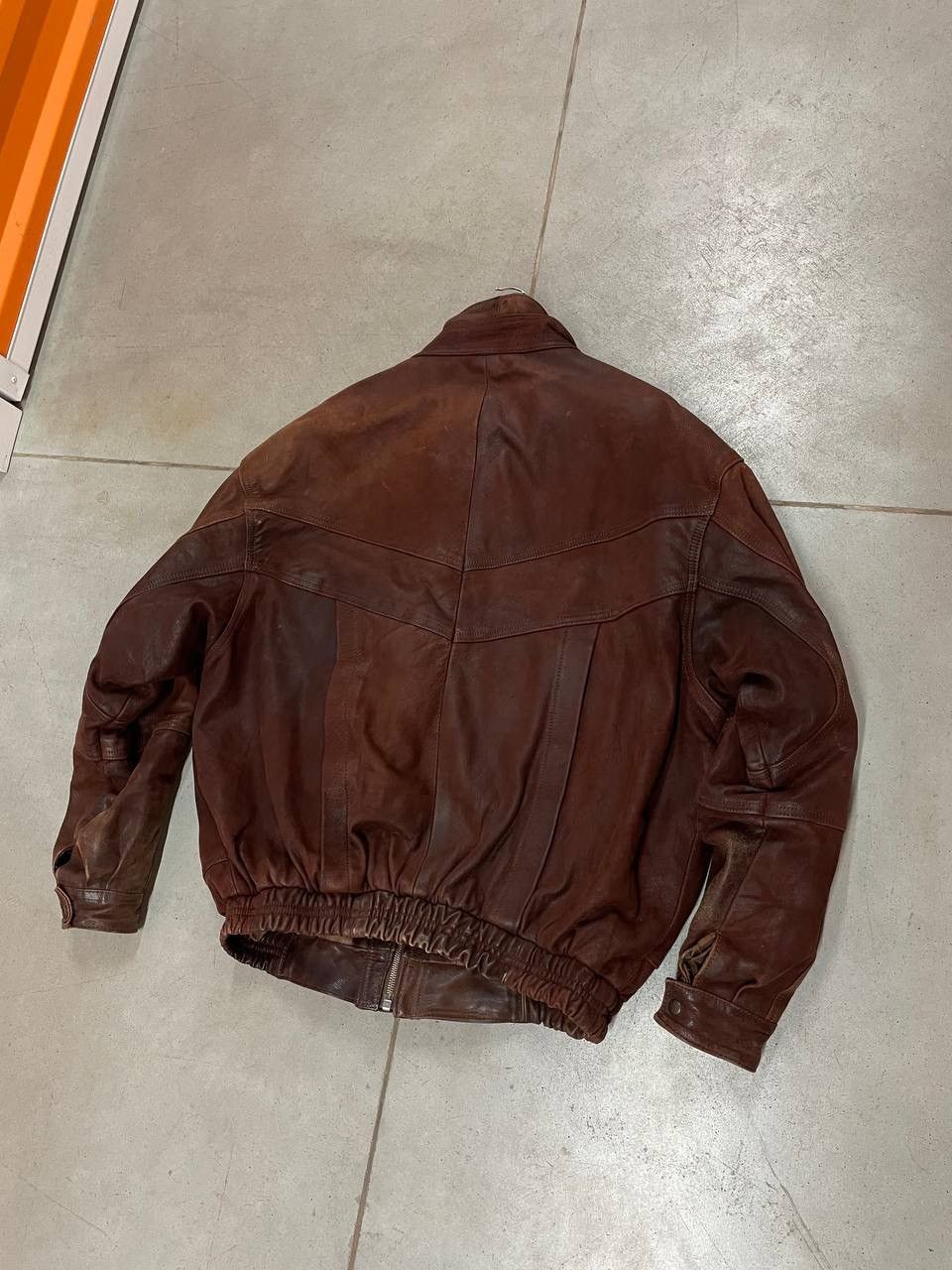 Genuine Leather Y2K True Vintage Leather Jacket Size US L / EU 52-54 / 3 - 3 Thumbnail