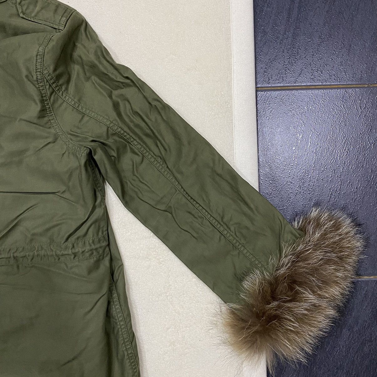 ADAM ET ROPE × Japanese Brand ADAM ET ROPE Racoon Fur Parka Jacket Size S / US 4 / IT 40 - 8 Thumbnail