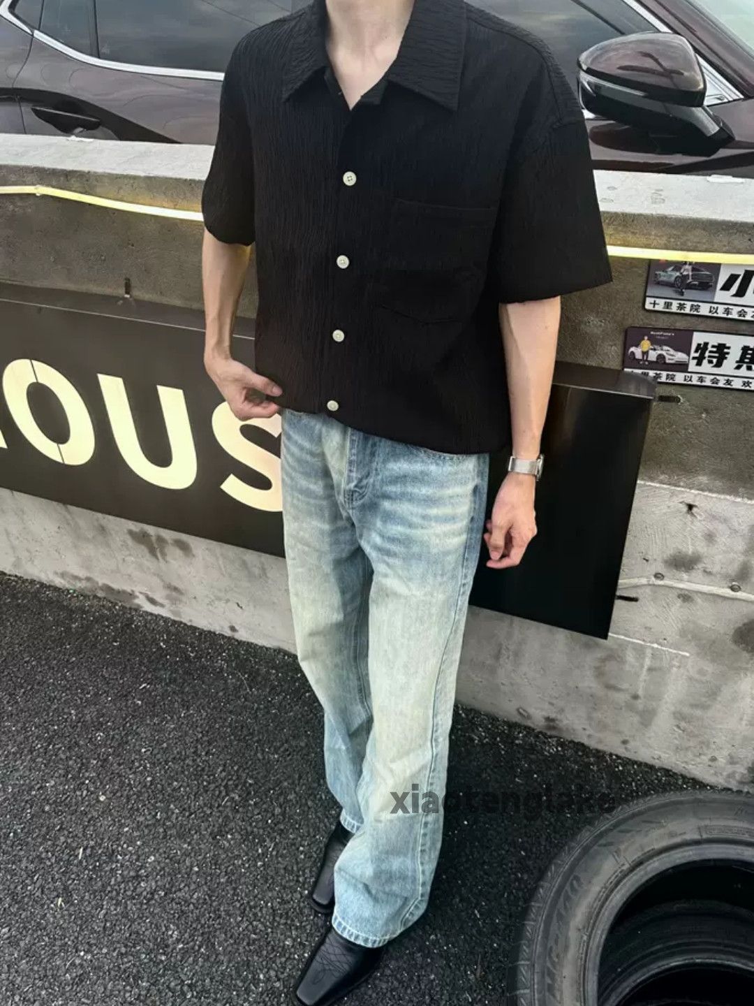 Jean × Vintage Washed faded cleanfit yuppie bootcut grunge y2k jeans Size US 34 / EU 50 - 5 Thumbnail