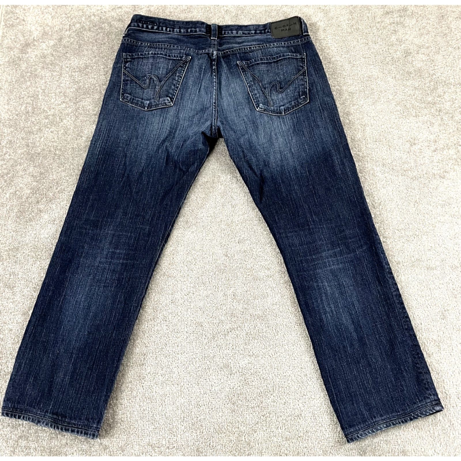 Citizens Of Humanity Citizens of Humanity Jeans Mens 38x30 SID Straight Fit Relaxed Dark Denim Pants Size US 38 / EU 54 - 2 Thumbnail
