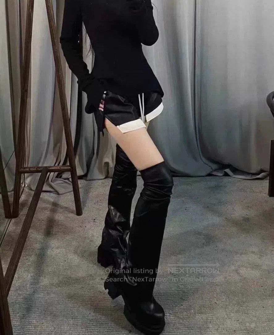 Rick Owens rick owens bogun luxor flared leather boots. Size US 8 / IT 38 - 8 Thumbnail