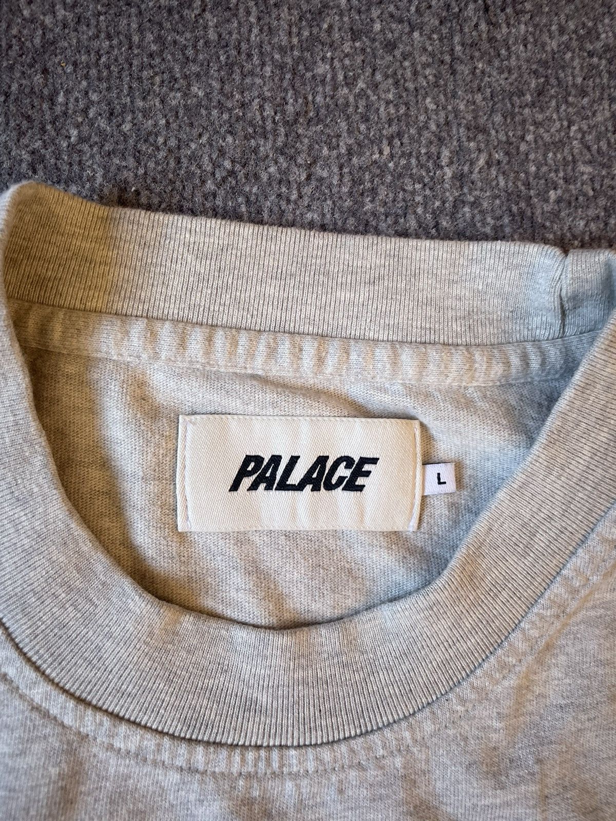 Palace Palace love palace grey longsleeve Size US L / EU 52-54 / 3 - 2 Thumbnail
