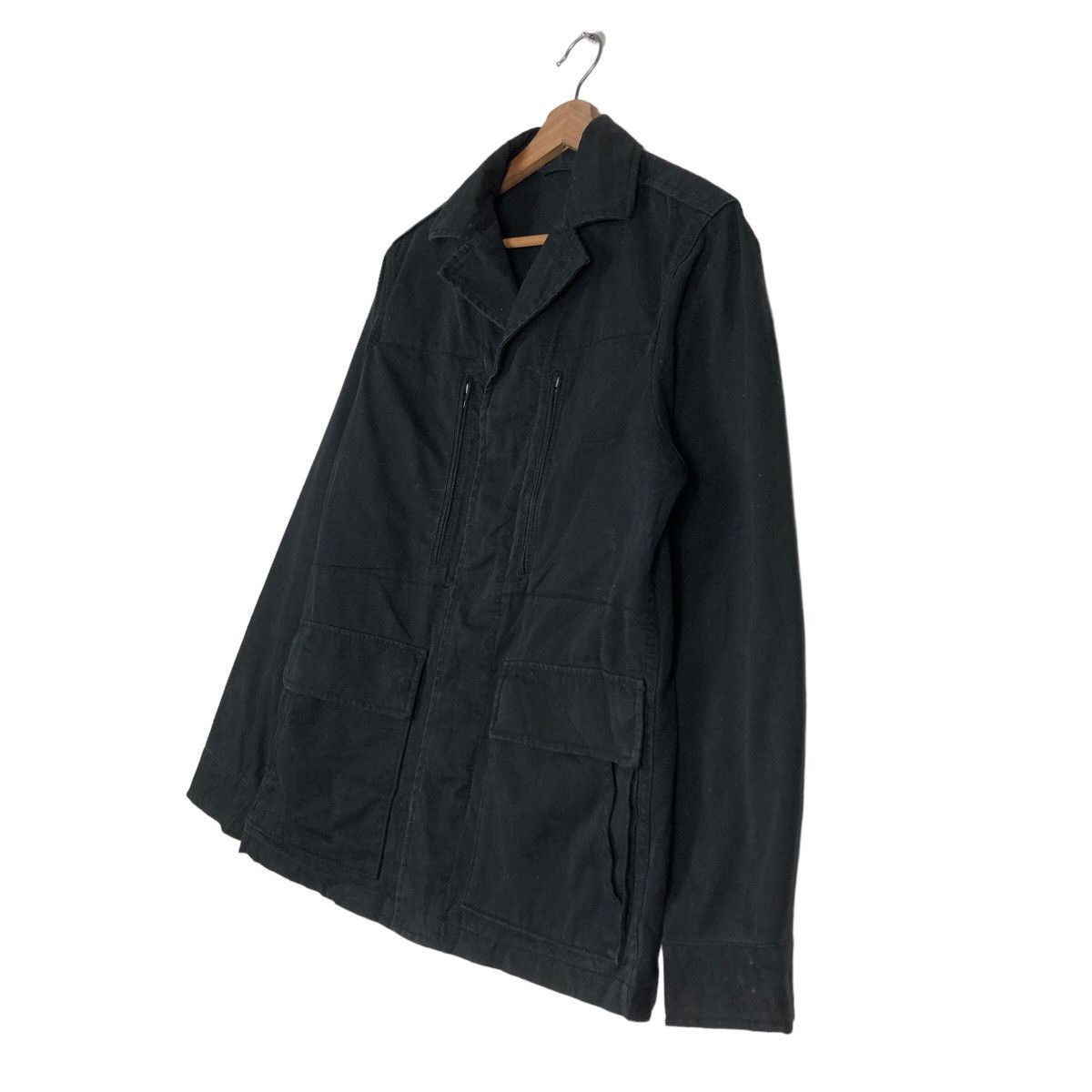Japanese Brand 🔥Vintage Chore Jacket Rich Black Uniqlo Japan Issey Miyake Size US M / EU 48-50 / 2 - 2 Thumbnail