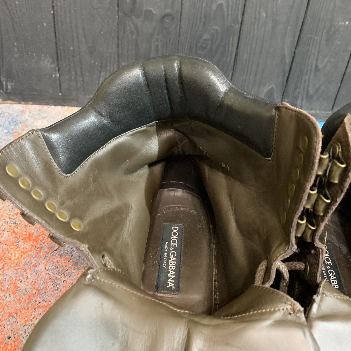 Dolce & Gabbana DOLCE & GABBANA Leather Men’s Boots Size 8.5 Size US 8.5 / EU 41-42 - 17 Thumbnail