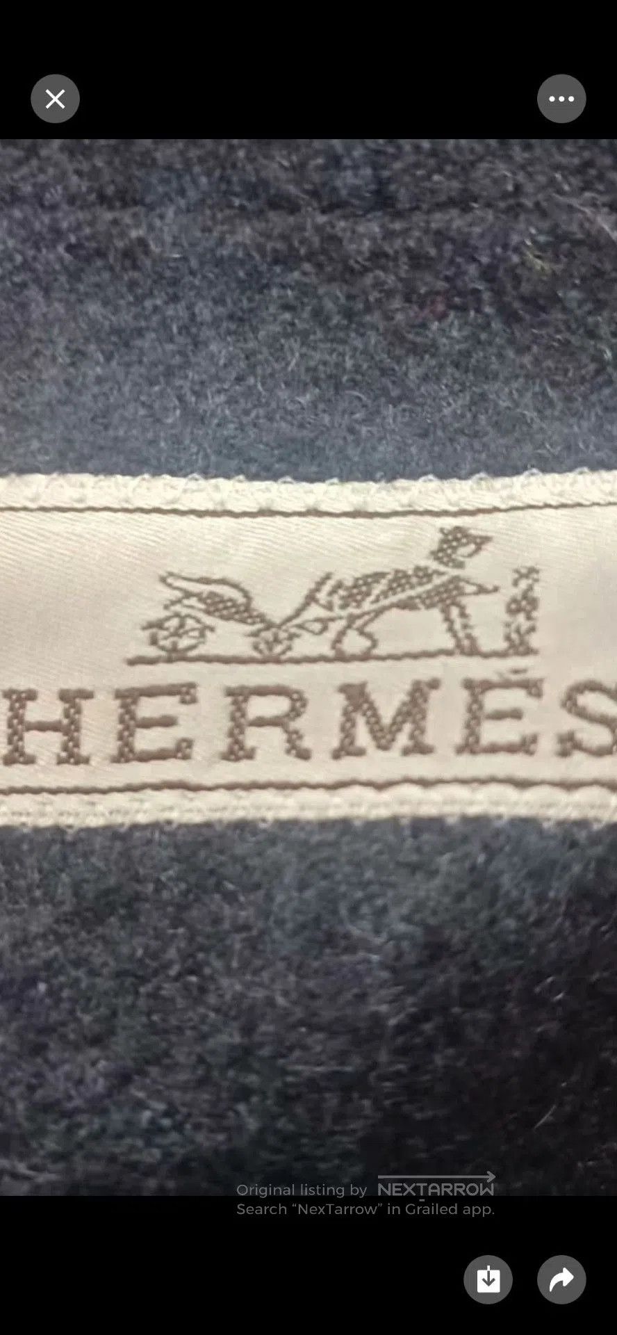 Hermes Hermes Men's Gray Cardigan Sweater. Size US M / EU 48-50 / 2 - 2 Thumbnail