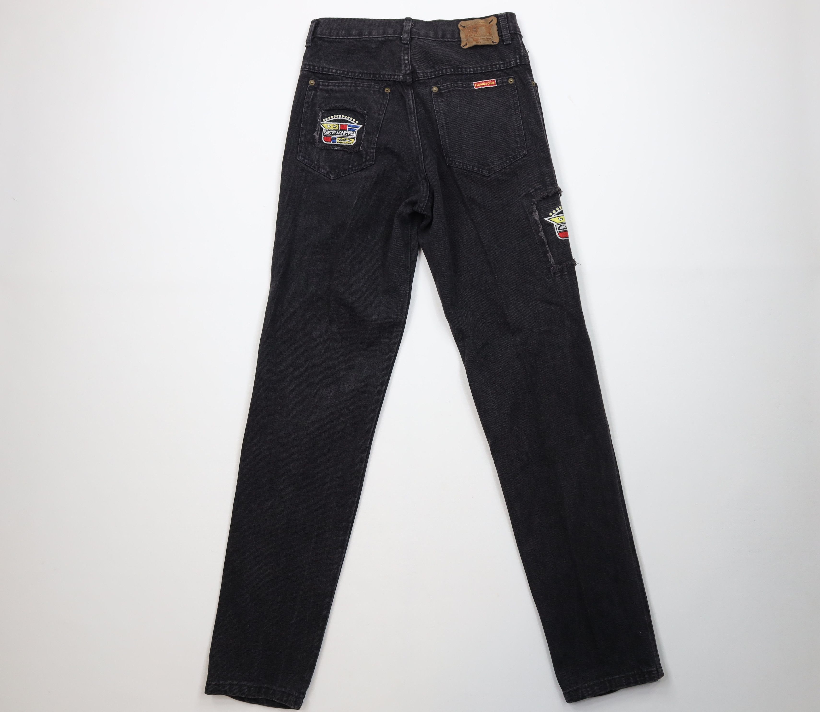 Cadillac Deadstock Vintage 90s Cadillac Car Straight Leg Jeans USA Size US 30 / EU 46 - 9 Thumbnail