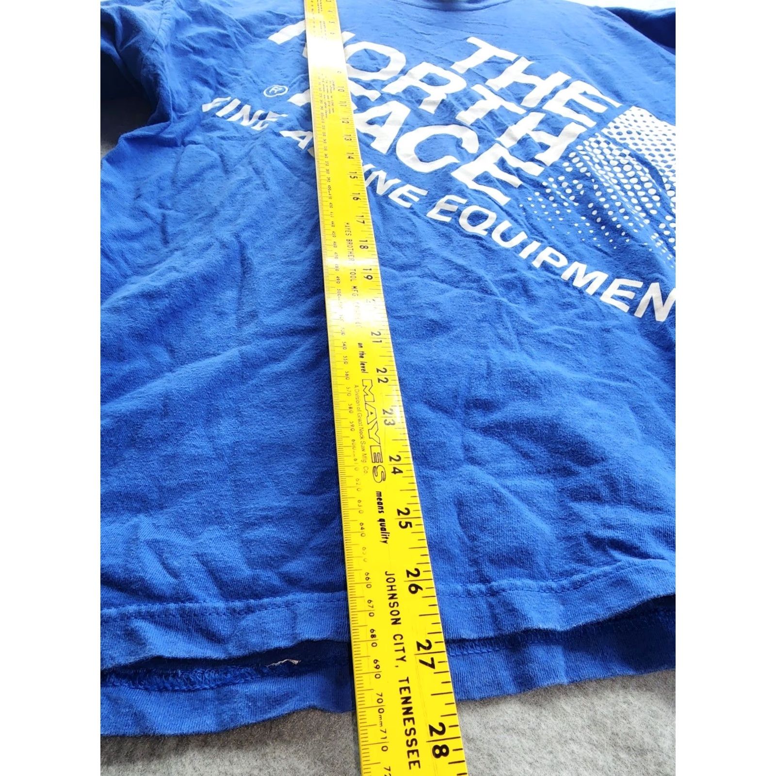 The North Face The North Face T-Shirt Adult Large Blue Mountains Logo Crew Neck Short Sleeve Regular Size US L / EU 52-54 / 3 - 5 Thumbnail