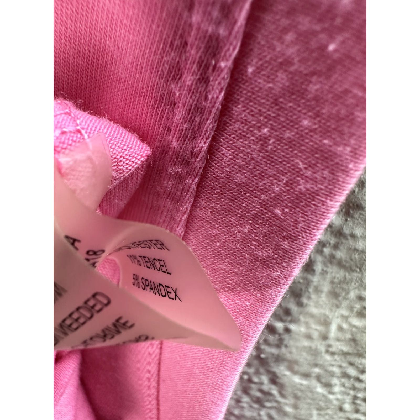 Soft Surroundings Womens Soft Surroundings Tank Dress Sleeveless Pink M Casual Drawstring Sleeveless Scoop Neck Size M / US 6-8 / IT 42-44 - 6 Thumbnail