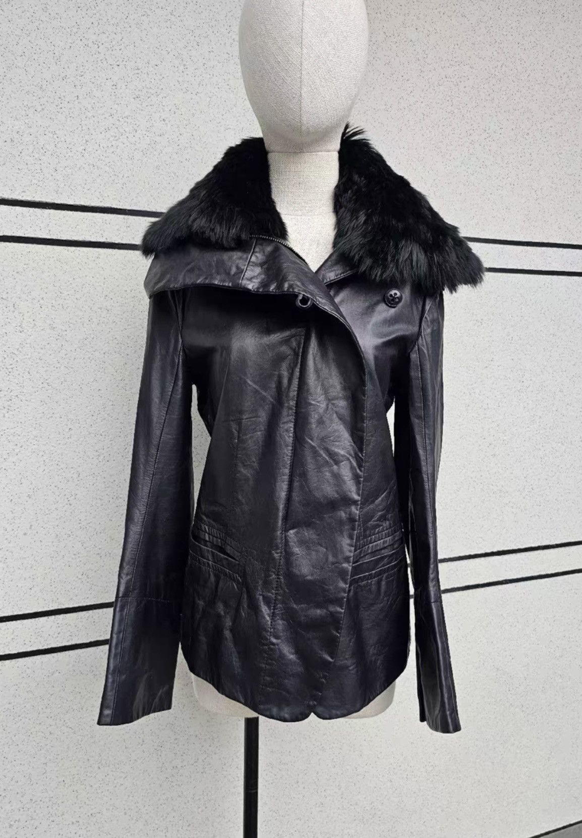 Ann Demeulemeester Ann demeulemeester leather coat, jacket Size S / US 4 / IT 40 - 3 Thumbnail