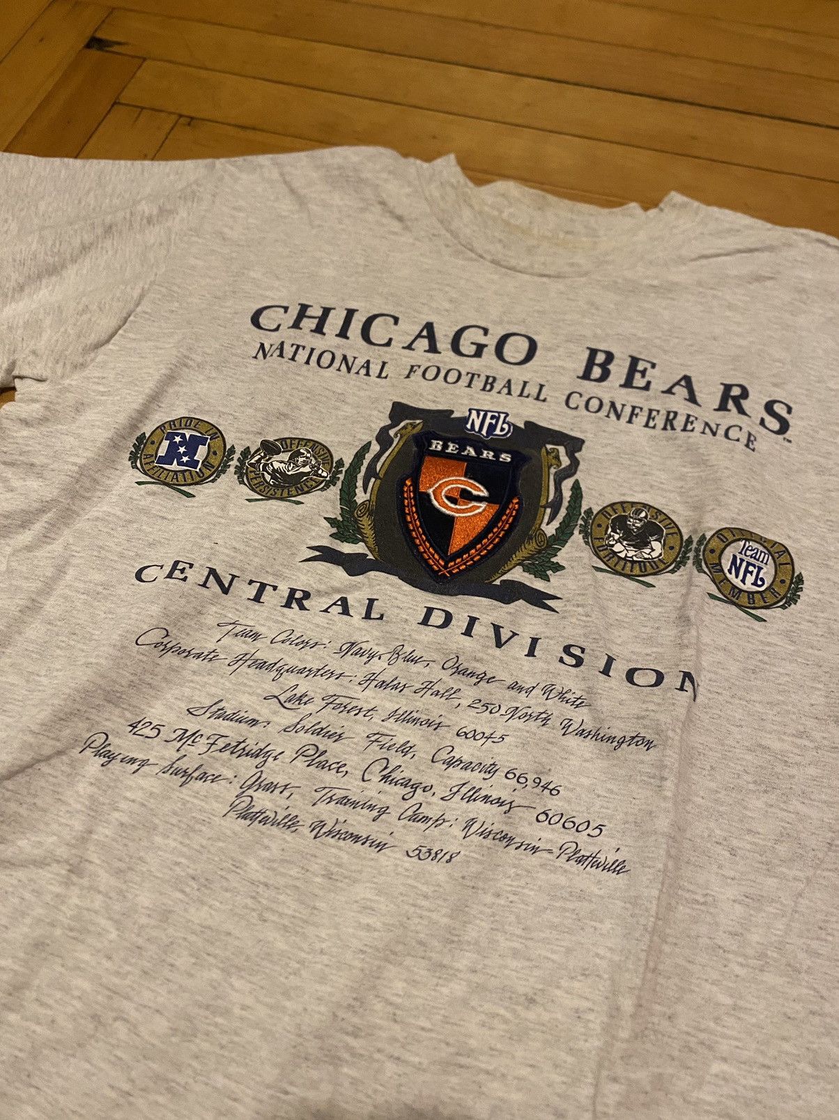 Nutmeg × Vintage Chicago Bears nutmeg T Shirt Size US XL / EU 56 / 4 - 2 Thumbnail