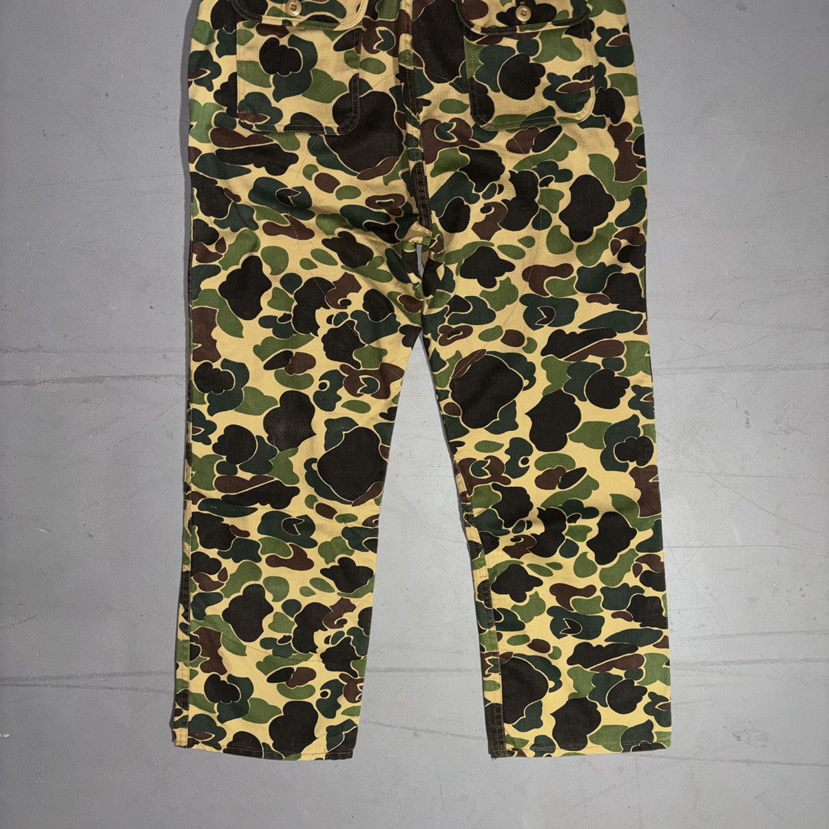 Vintage Saftbak Camo Pants Frog Skin Duck Camo 70s 80s 34