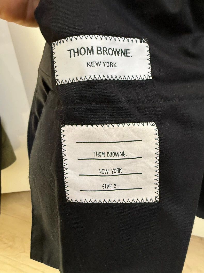 Thom Browne Thom Browne size 2 Black trousers Size 42S - 1 Thumbnail