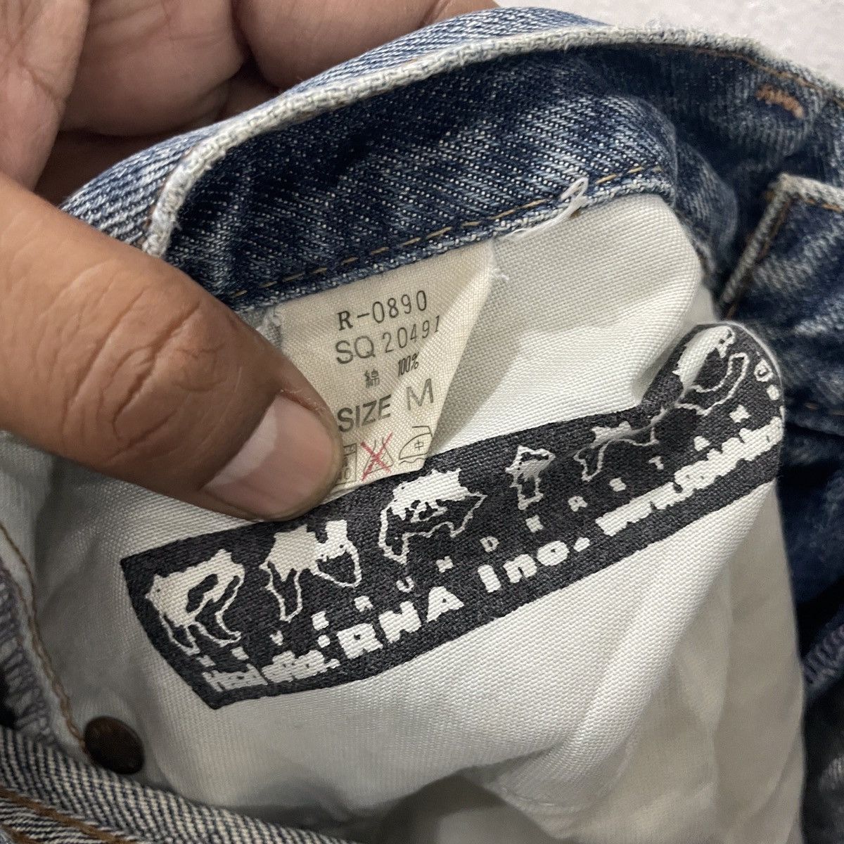 Japanese Brand Vintage Rna Store Distressed Denim Jeans Size 30" / US 8 / IT 44 - 6 Thumbnail