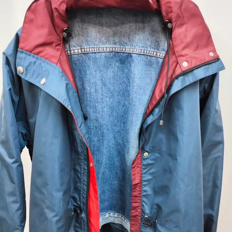 Balenciaga Balenciaga size 38 Denim Windbreaker Long Jacket 2502-Nexta Size US M / EU 48-50 / 2 - 5 Thumbnail