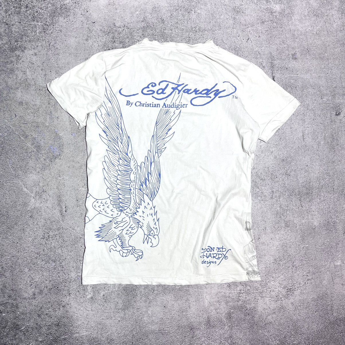 Christian Audigier Vintage Ed Hardy Tiger & Snakes Big Logo Tee Size S - M Size US M / EU 48-50 / 2 - 3 Thumbnail