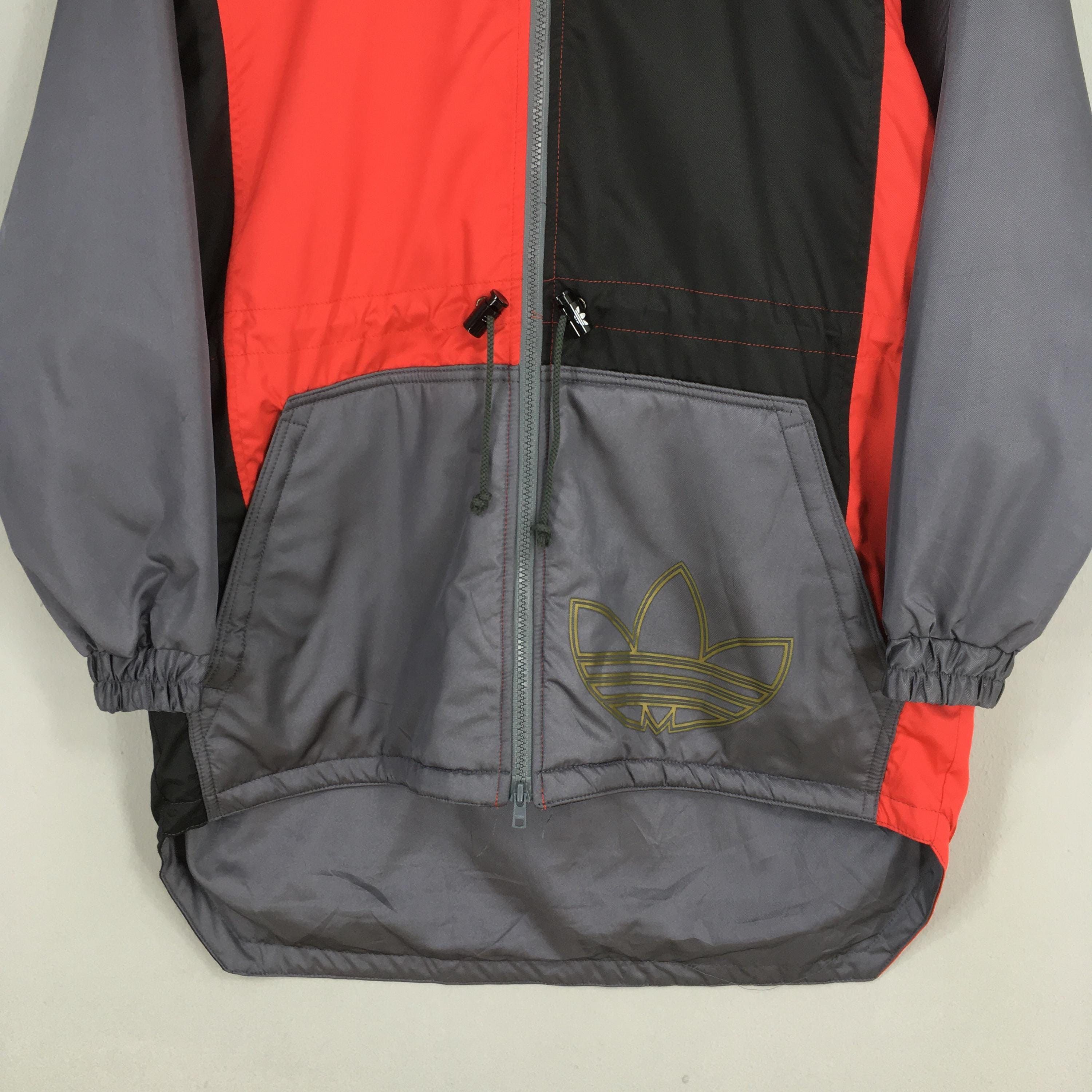 Adidas 90s Adidas Trefoil Logo Multicolor Hoodie Jacket Medium Size US M / EU 48-50 / 2 - 3 Thumbnail