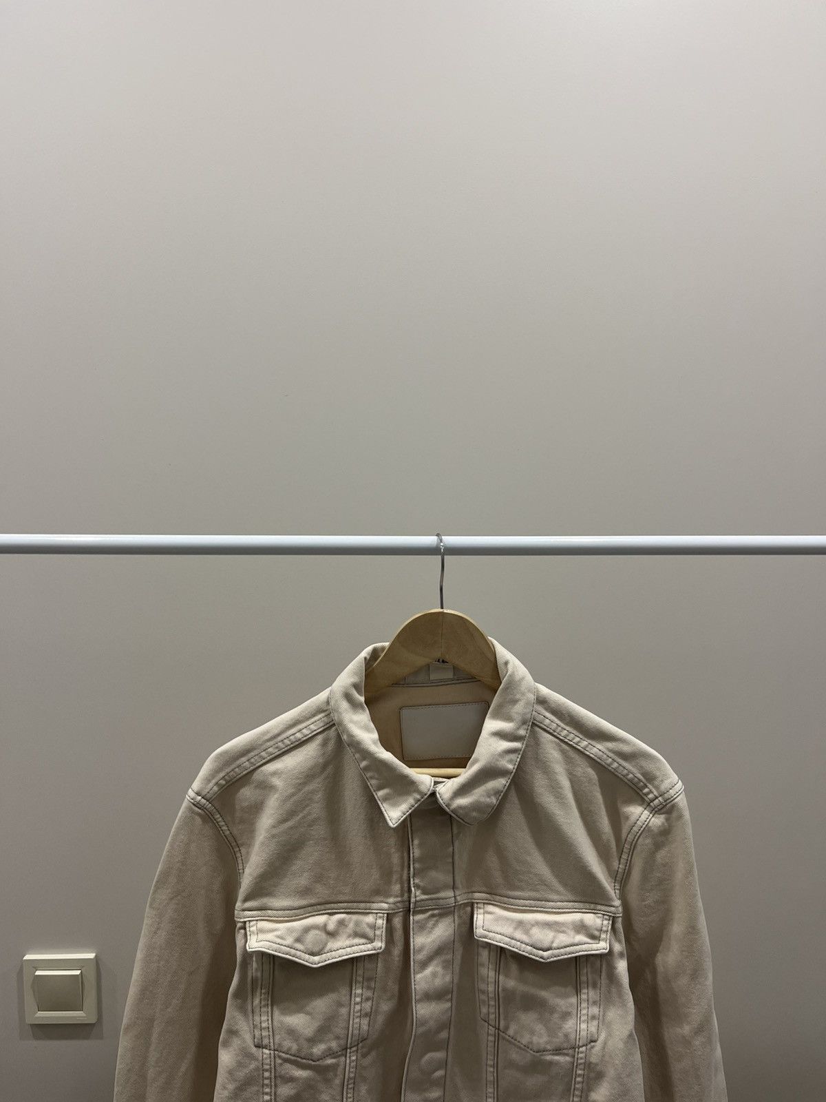 H&M H&M Cream Corduroy Light Jacket Size US L / EU 52-54 / 3 - 2 Thumbnail