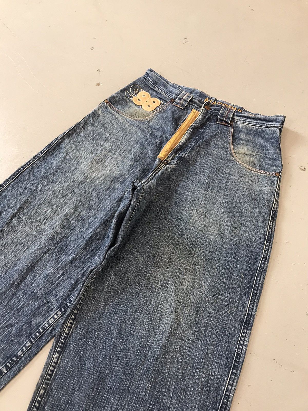 Vintage Mass Y2K Style HipHop Denim Size US 32 / EU 48 - 5 Thumbnail