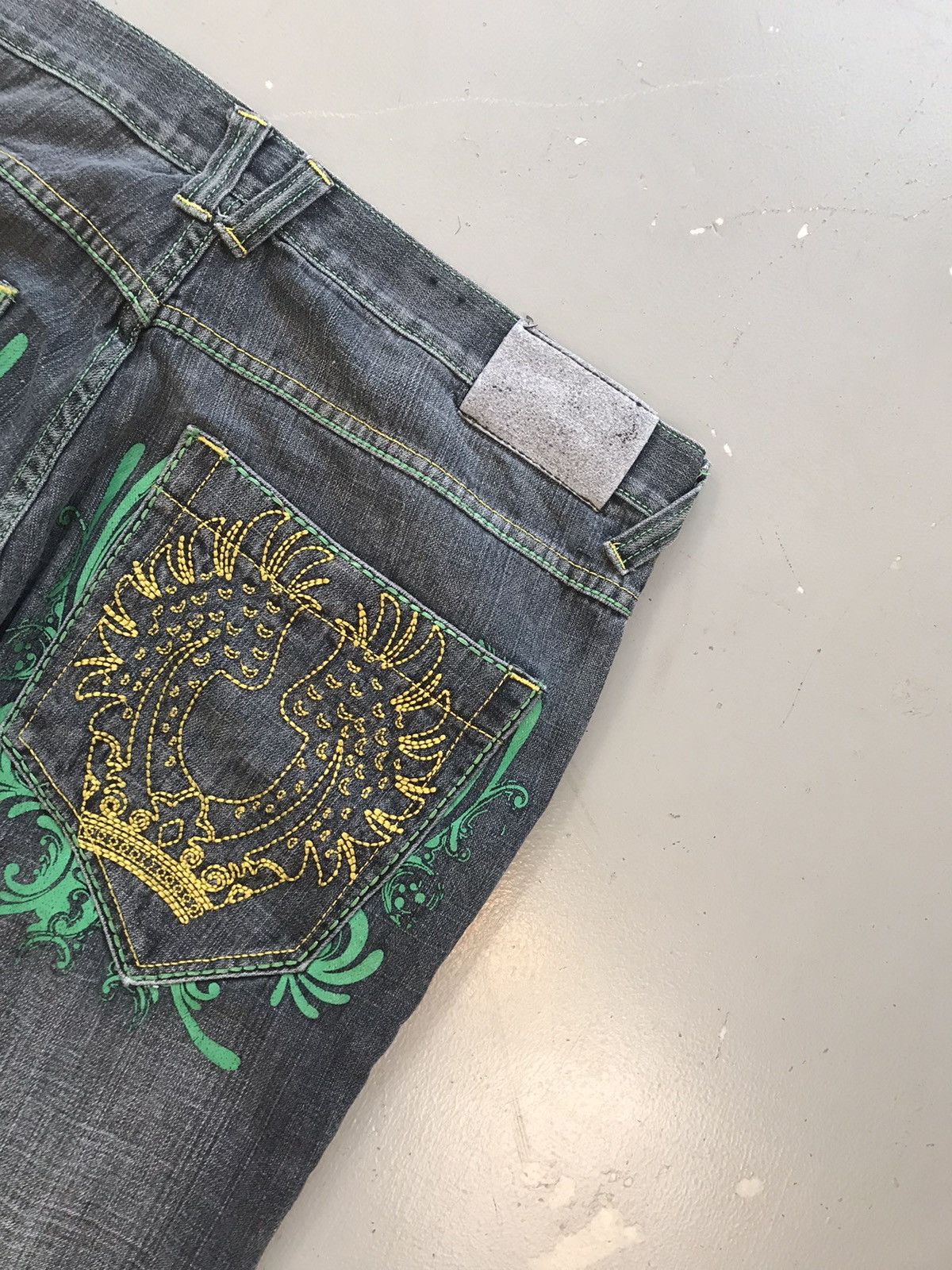 JNCO × Southpole × Vintage Vintage jinzu thread embroidered straight fit denim Size US 38 / EU 54 - 16 Thumbnail