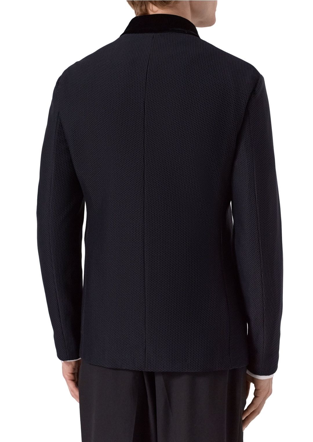 Giorgio Armani Giorgio Armani - Stand Collar Jacket - Navy Size US M / EU 48-50 / 2 - 9 Thumbnail