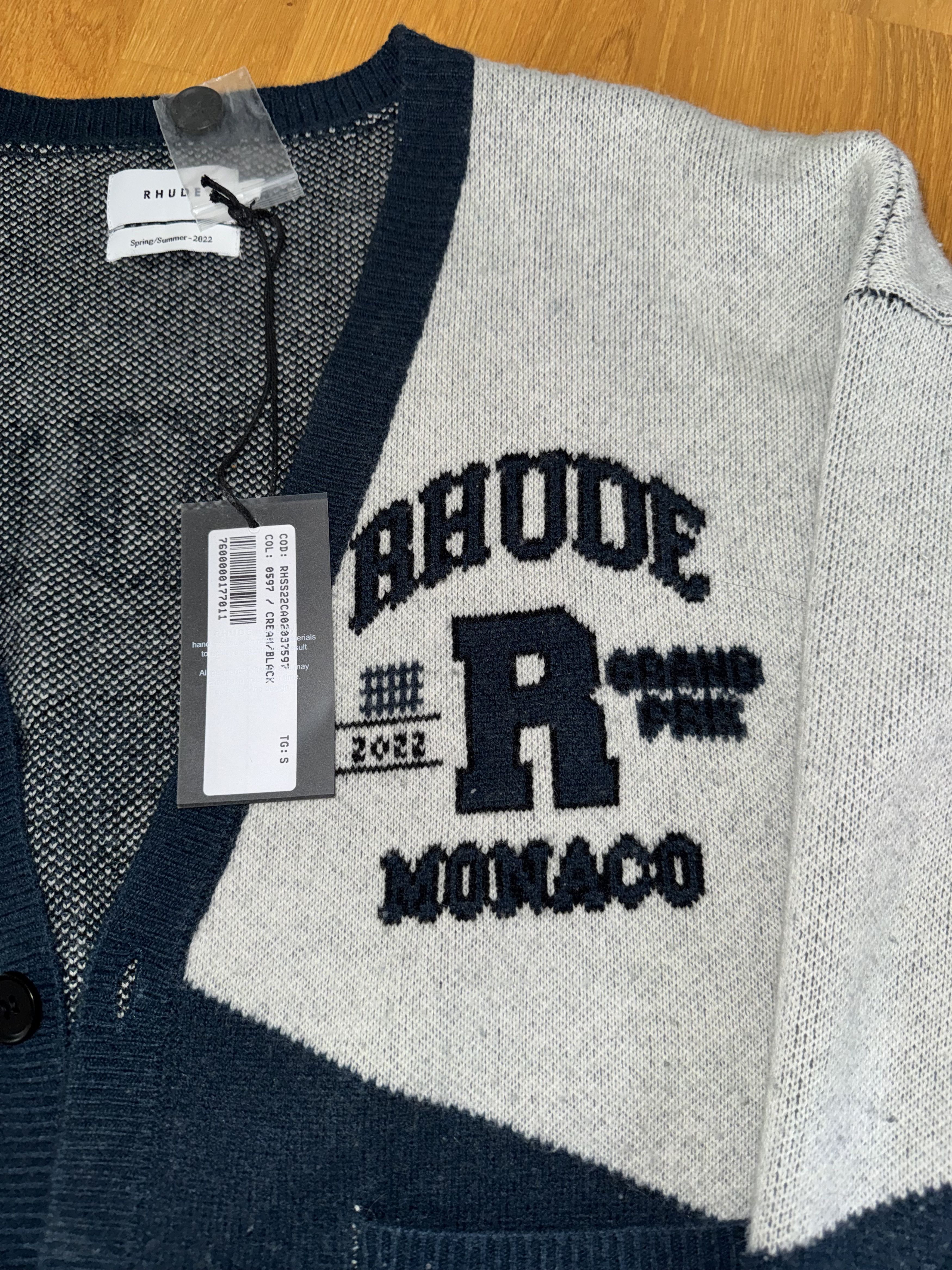 Rhude Rhude Grand Prix Colorblock Cardigan Size US S / EU 44-46 / 1 - 2 Thumbnail