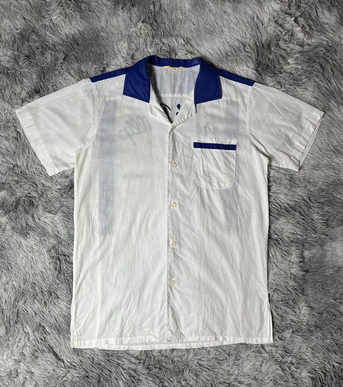 Vintage Vintage 70s Fred’s Phillips Route 66 work shirt button up Size US M / EU 48-50 / 2 - 2 Thumbnail