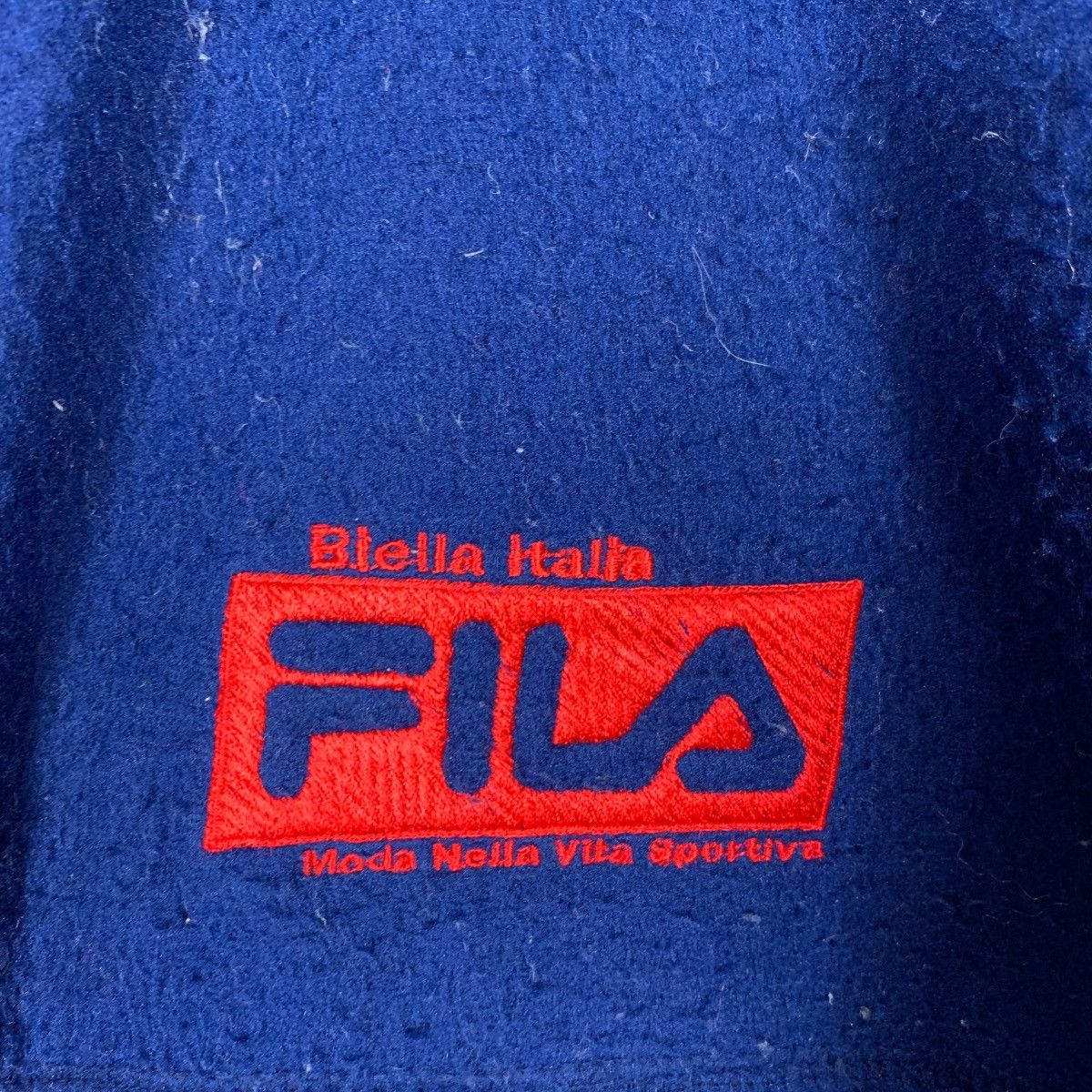 Fila 90's FILA Turtleneck Blue Zipper Fleece Jacket #2082-C91 Size US L / EU 52-54 / 3 - 14 Thumbnail